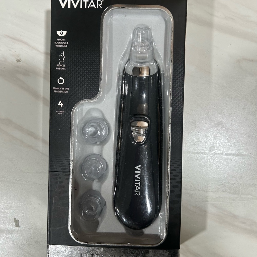 Vivitar Black Pore Cleanser with Attachments